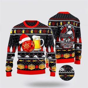 Bowling And Beer Lovers Gift Ugly Christmas&hellip;