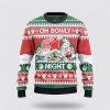 Bowling Because Murder Is Wrong Ugly Christmas Sweater – Christmas Gift For Bowling Enthusiasts