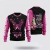 Breast Cancer Awareness Ugly Christmas Sweater – Gifts For Survivors