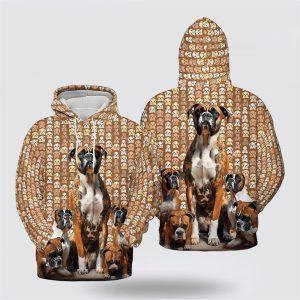 Brown Boxer Dog Pattern All Over Print Hoodie Shirt Gift For Dog Lover 3 dkygdr.jpg