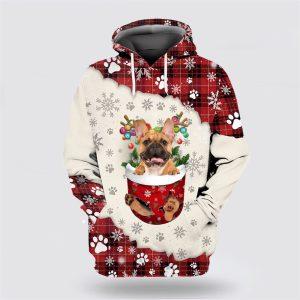 Brown French Bulldog In Snow Pocket Merry&hellip;