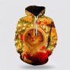 Cat Christmas Red Funny 3D All Over Print Hoodie – Cat Lover Christmas Hoodie