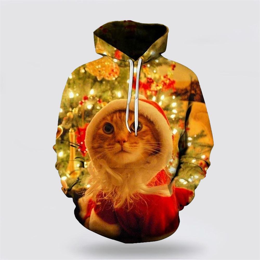 Cat Christmas 3D All Over Print Hoodie – Pet Lover Christmas Hoodie Cat Christmas 3D All Over Print Hoodie – Pet Lover Christmas Hoodie