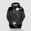 Cat Merry Christmas 3D All Over Print Hoodie – Cat Lover Christmas Hoodie