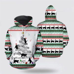 Cat Music Christmas All Over Print 3D&hellip;