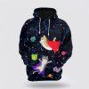 Cat Socks Christmas All Over Print Hoodie – Cat Lover Christmas Hoodie