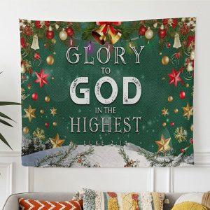 Christian Christmas Wall Art Glory To God&hellip;