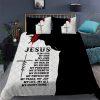 Come to Me, Faith, and I Will Give You Rest Christian Quilt Bedding Set – Christian Gift For Believers