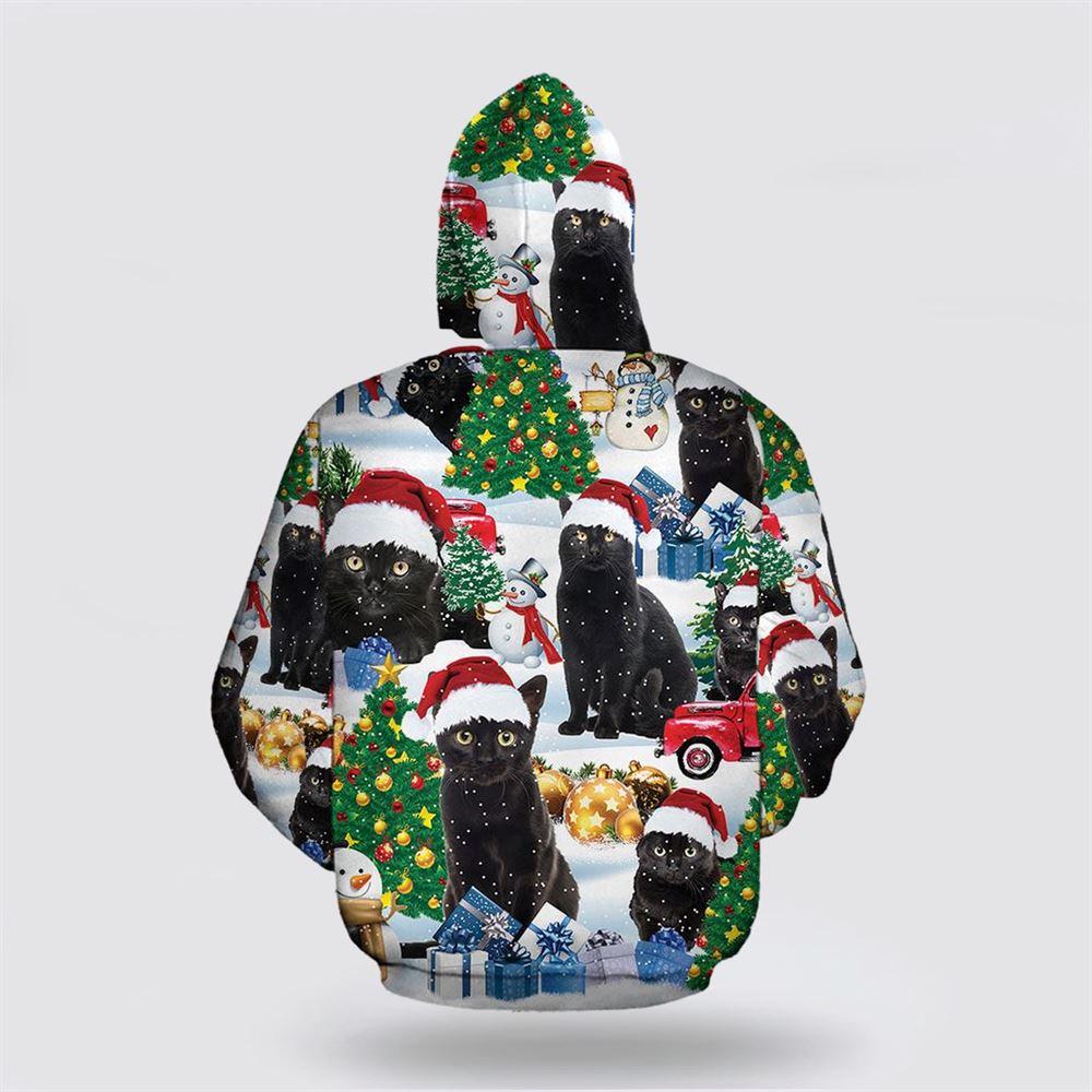 Christmas Black Cat All Over Print 3D Hoodie – Pet Lover Christmas Hoodie Christmas Black Cat All Over Print 3D Hoodie – Pet Lover Christmas Hoodie