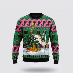 Christmas Tree Unicorn Ugly Christmas Sweater –&hellip;