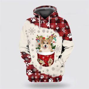 Corgi In Snow Pocket Merry Christmas All&hellip;