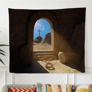 Crown Of Thorns Tomb Tapestry Art –&hellip;