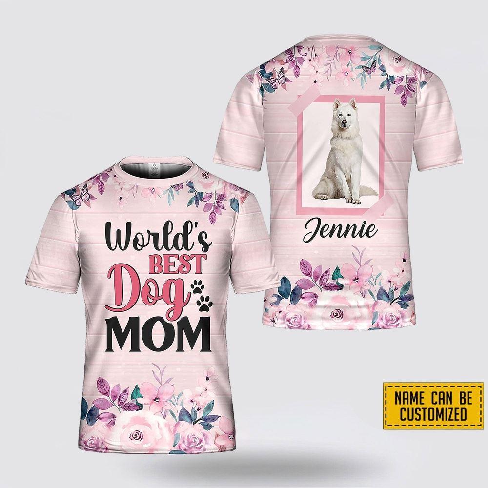 Custom Name German Shepherd World’s Best Dog Mom – Gifts For Pet Lovers