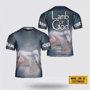 Custom Name Lamb Of God Jesus All&hellip;