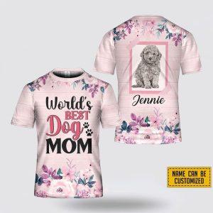 Custom Name Poodle World’s Best Dog Mom – Gifts For Pet Lovers