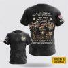 Custom Name Rank US Army All Over Print 3D T Shirt Shadow Of Death I Fear No Evil – Gift For Military Personnel