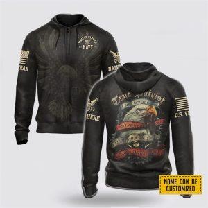 Custom Name Rank US Navy Veteran All&hellip;