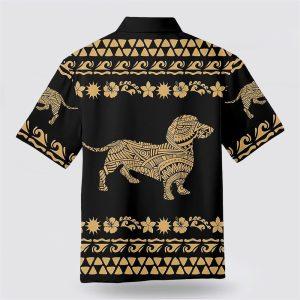 Dachshund Dog Flower Pattern Hawaiin Shirt –&hellip;