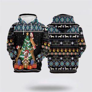 Dachshund Group Christmas Tree All Over Print&hellip;