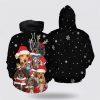 Dachshund Playing Christmas All Over Print 3D Hoodie – Pet Lover Christmas Hoodie