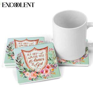 Ephesians 611 Put On The Full Armor Of God Stone Coasters Coasters Gifts For Christian 3 sgxx7l.jpg