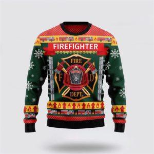 Firefighter Xmas Ugly Christmas Sweater – Christmas&hellip;