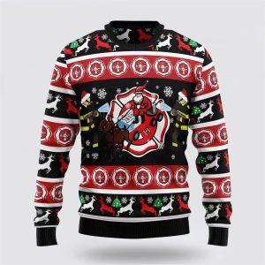 Fireman Firefighter Ugly Christmas Sweater – Christmas&hellip;