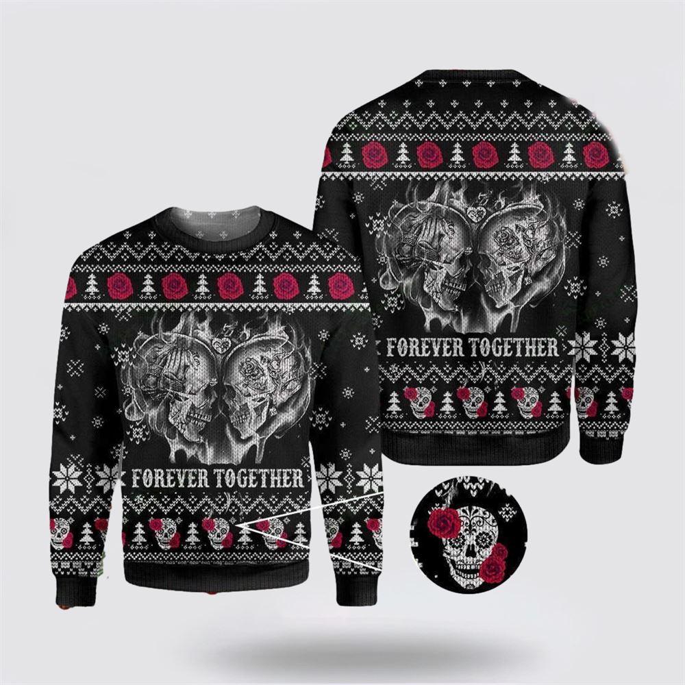 Forever Together Unisex Ugly Christmas Sweater – Christmas Gifts For Frends