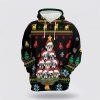 Funny Dachshund Christmas All Over Print 3D Hoodie – Pet Lover Christmas Hoodie