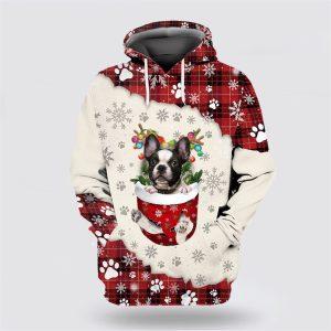 French Bulldog In Snow Pocket Merry Christmas&hellip;