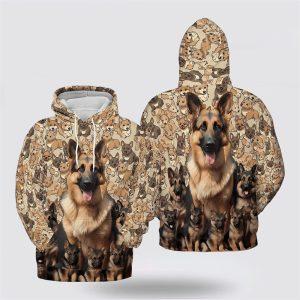 German Shepherd Dog Pattern All Over Print Hoodie Shirt Gift For Dog Lover 3 xpskf0.jpg