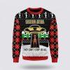 Get Festive With Alien Stop Area Ugly Christmas Sweater Perfect Christmas – Christmas Gifts For Frends