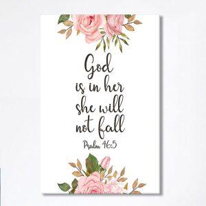 God Is Within Her She Will Not Fall Psalm 46 Canvas Wall Art Christian Wall Art Canvas urelb4.jpg