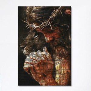 God King Loving Jesus Lion Canvas Wall Art Jesus Canvas Pictures Christian Wall Art Canvas eipxfj.jpg