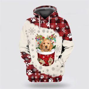 Golden Cocker Spaniel In Snow Pocket Merry&hellip;