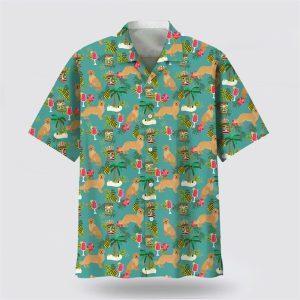 Golden Retriever Hawaiian Beach Hawaiian Shirt –&hellip;