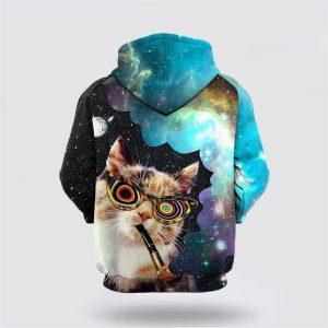 High Cat Christmas All Over Print Hoodie&hellip;