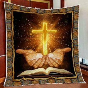 Jesus Bible Christian Quilt Blanket – Christian&hellip;
