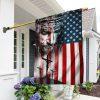 Jesus Christ American Flag I Stand For The Flag and Kneel Before God Flag – Christian Flag Outdoor Decoration