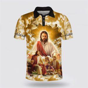 Jesus Christ And His Disciples Polo Shirt&hellip;