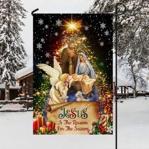 Jesus Christmas Flag Jesus Is The Reason For The Season Christmas Flag 3