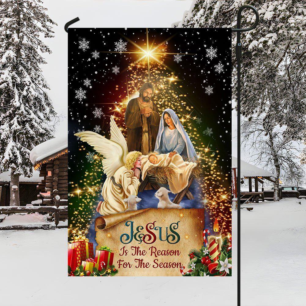 Jesus Christmas Flag Jesus Is The Reason For The Season Christmas Flag – Christmas Flag Outdoor Decoration