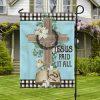 Jesus Faith Flag I Would Rather Stand With God And Be Judged By The World – Christian Flag Outdoor Decoration