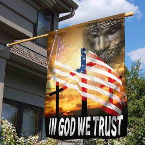 Jesus Flag In God We Trust 1