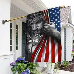 Jesus Flag One Nation Under God American&hellip;
