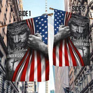 Jesus Flag One Nation Under God American&hellip;