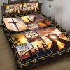 Jesus Is My God Lion Christian Quilt Bedding Set – Christian Gift For Believers