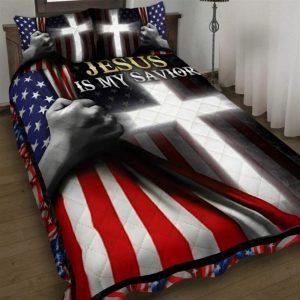 Jesus Is My Savior Quilt Bedding Set&hellip;