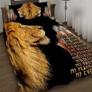 Jesus Lion Of Judah Quilt Bedding Set&hellip;
