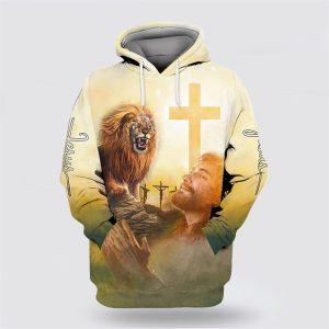 Jesus Lion The Cross All Over Print&hellip;